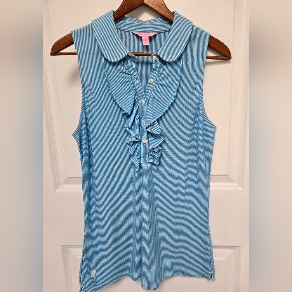 EUC Lilly Pulitzer Polo Tank, Size Medium